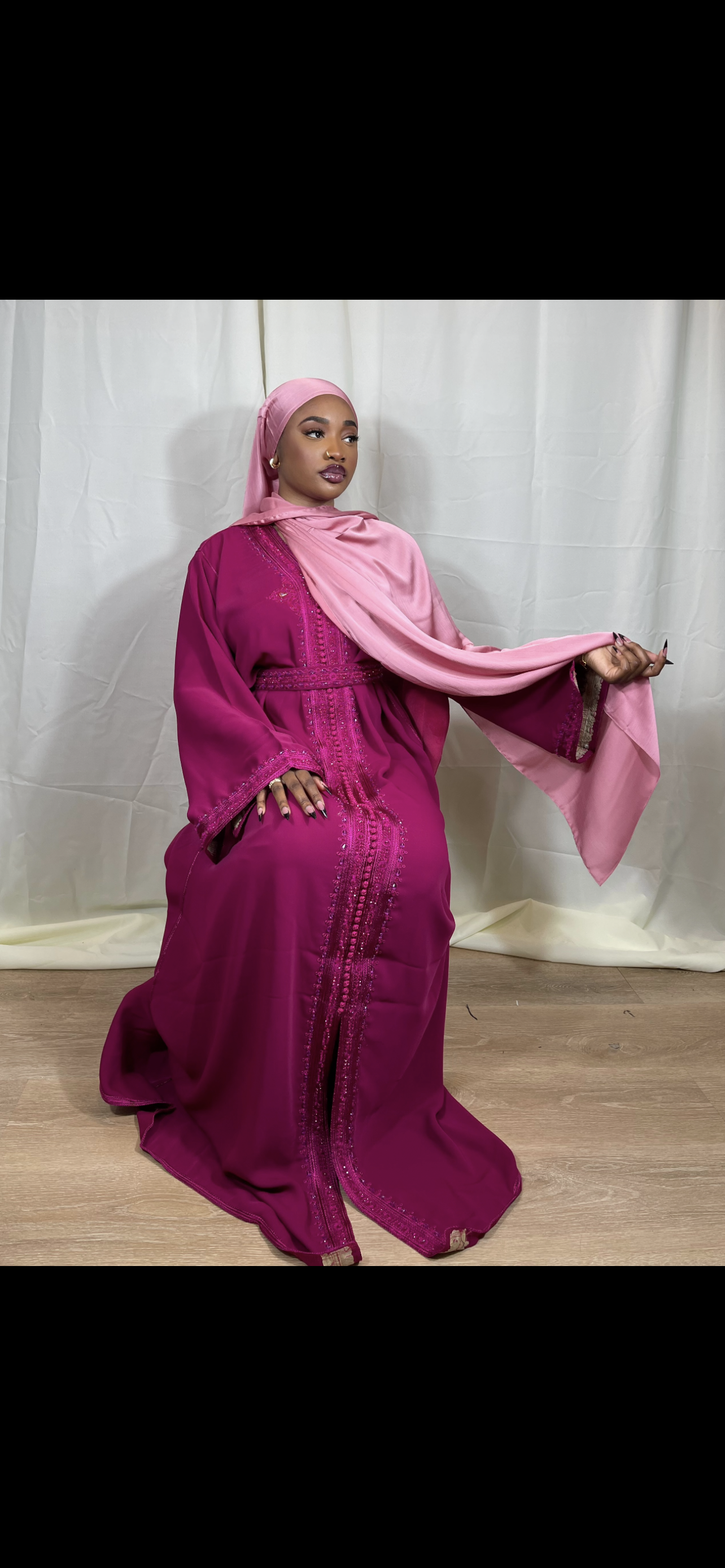 Pretty Pink Abaya