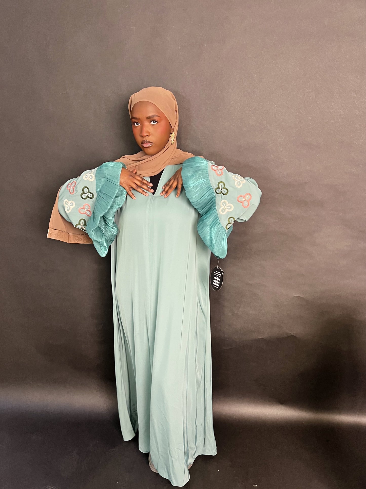Teal Abaya