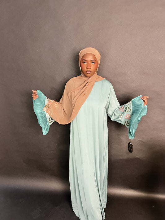 Teal Abaya